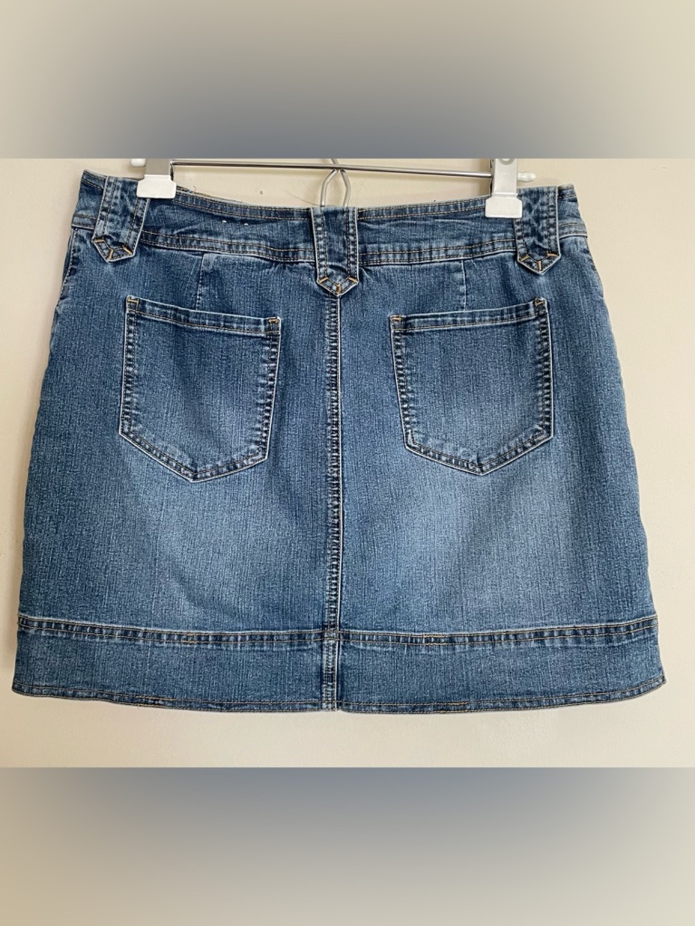 St. John’s Bay Blue Denim Skort - Picture 2 of 5